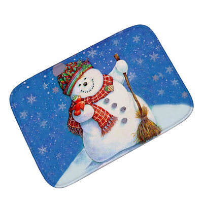 

Christmas Door Mat Floor Mat Snowman Year Christmas Decoration Home Interior Carpet Mat Floor Mat Home Garden