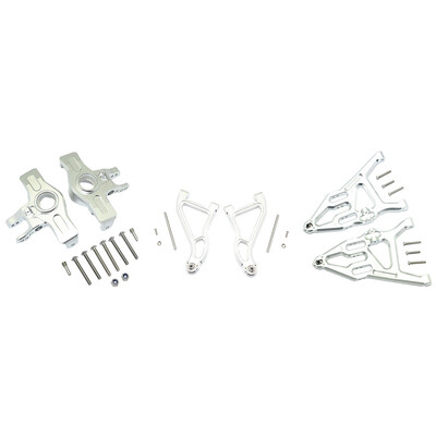 

Tailored Aluminum Front Upper&Lower ArmsKnuckle Arms Set For TRAXXAS 17 UDR RC Car