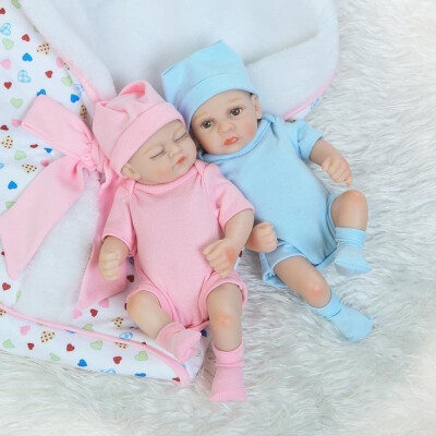 

NEW 26cm Silicone Reborn Baby Dolls Handmade Soft Body New Reborn Babies Doll