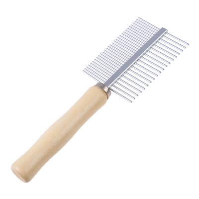 

Stainless Steel Pet Dog Cat Hair Fur Double-sided Brush Comb Grooming