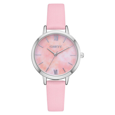 

Korean version of the small girl watch simple casual small fresh student PU quartz watch brand ladies watch