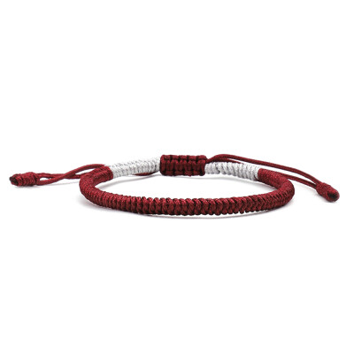 

Tibetan Buddhist Lucky Knot Bracelets & Bangles For Women Men Handmade Woven Rope Amulet Bracelet Jewelry Gifts