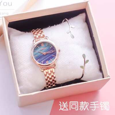 

Vintage Red Watch Women Shake Voice Korean Star Fashion Atmosphere Girls ins Chain Temperament chic