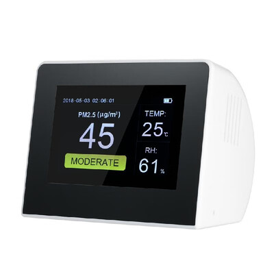 

Multifunctional Air Quality Detector IndoorOutdoor Digital HCHO & TVOC Tester CO2 Meter CO₂ Monitor with Rechargeable Battery