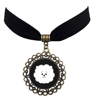 

BTS Bangtan Boys Fashion Sexy Vintage Black Necklace Kpop Pendant Choker Necklace