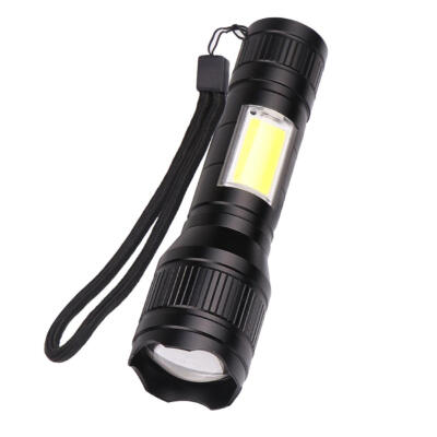 

Portable T6COB LED Light 3 Modes USB Charging Flashlight 1000LM Torch Lamp