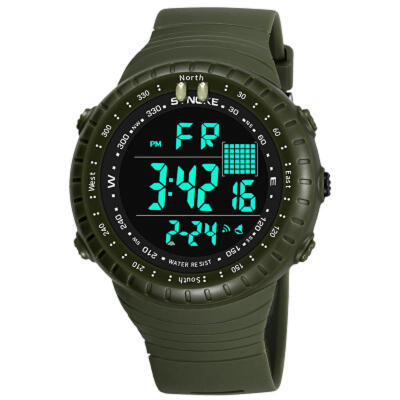 

SYNOKE Waterproof Sports Mens Multi-function Outdoor Electronic Watch LED Fashion Male Students Sports Big Watch