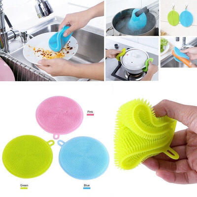 

Sponge Kitchen Cleaning Washwashing Bowlpandish Silicone Brush