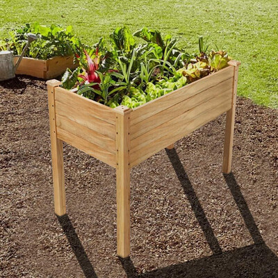 

Ktaxon Natural Wooden Raised Garden Bed 485" x 225" x 30