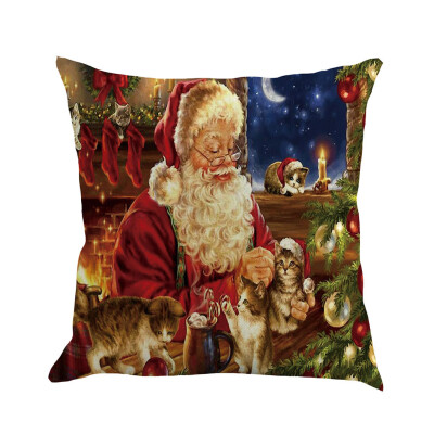 

〖Follure〗Christmas Pillow Cover Pillowcases Decorative Sofa Cushion Cover 45x45cm