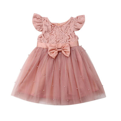 

Toddler Baby Girls Flower Dress Princess Party Pageant Dresses Tulle Tutu Skirt Kids Clothes