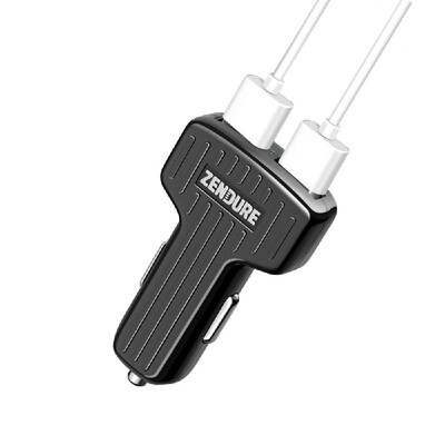 

Zendure Fast Car Charger Dual USB Interface Universal Car Charger White