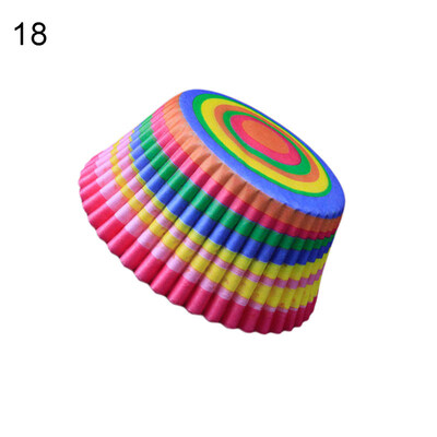 

100Pcs Lovely Cupcake Cake Paper Cup Baking Chocolate Glutinous Rice Tray Decor
