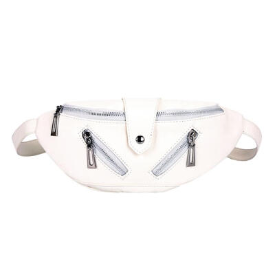 

Casual PU Leather Fanny Pack Waist Bag Women Messenger Belt Mini Chest Bag