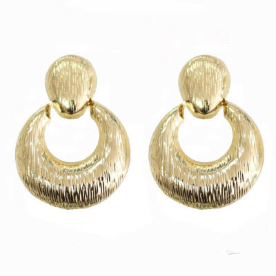 

EK849 New Punk Heavy Metal Dangle Drop Earring Gold Color Geometric Statement Earrings For Women Jewelry Female Accessories