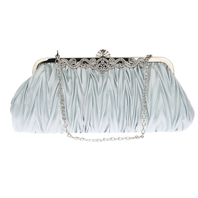 

Tailored Womens Evening Handbags Simple Dinner Bag Clutch Bag Folds Handbag Ladies Bag