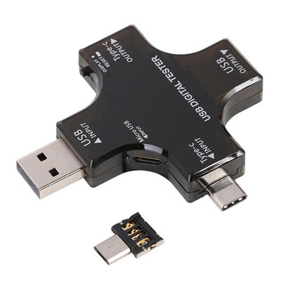 

Type-C PD USB Tester DC Digital Voltmeter Ammeter Voltage Current Detector