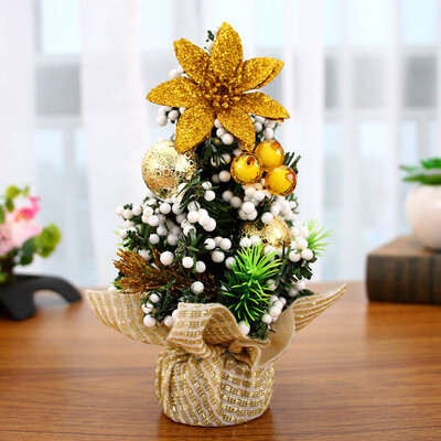 

Mini Christmas Tree Party Ornament Decors Desk Table Festival Xmas Decor