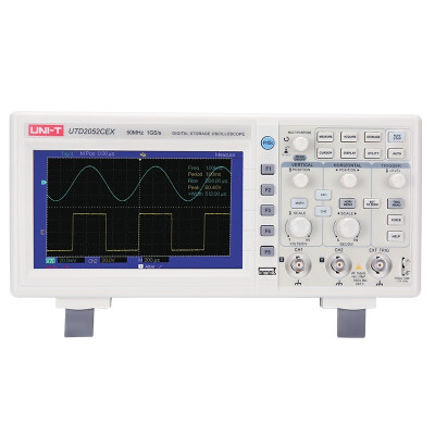 

UNI-T UTD2052CEX Digital Storage Oscilloscopes 2CH 50MHZ 1Gsa Scope meter 7 inches widescreen LCD displays USB OTG Interface