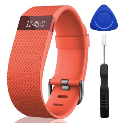 

〖Follure〗Replacement Wrist Band Silicon Strap ClaspProtector Film For Fitbit Charge HR