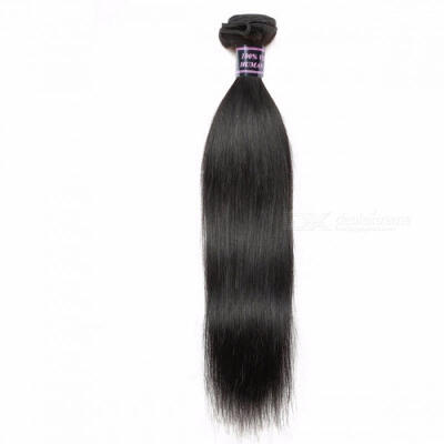 

Brazilian Straight Hair Weave Bundles 100 Human Hair Bundle 1Pc Natural Non Remy Hair Extensions