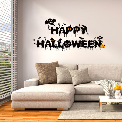 

〖Follure〗Happy Halloween Home Household Room Wall Sticker Mural Decor Decal Removable New