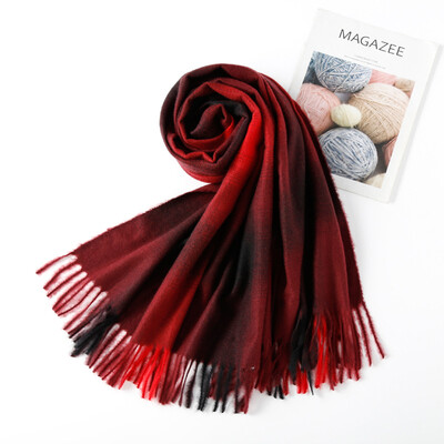 

2018 new autumn&winter imitation cashmere scarf Korean version of the wild student Japanese scarf shawl dual-use ladies scarf