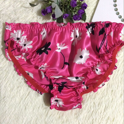 

Womens Satin Silk Bikini Tanga Knicker Underwear Briefs Thongs Panties  XL 2XL