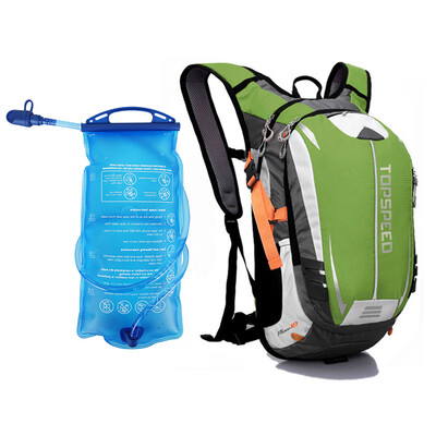 

Camping Hiking Running Cycling Bag Adjusted Straps Backpack With Water Bladder