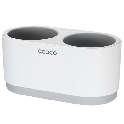 

ecoco Wall Mounted Hair Dryer Stand Holder Hair Blower Hanging Rack Hair Dryer Organizer with 1 Storage Cup