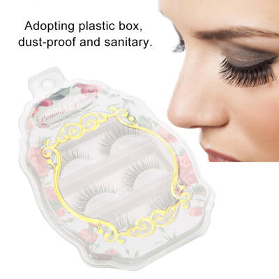 

Greensen 4 Pairs False Eyelashes Volume Fake Eye Lashes Bare Makeup Eyelashes