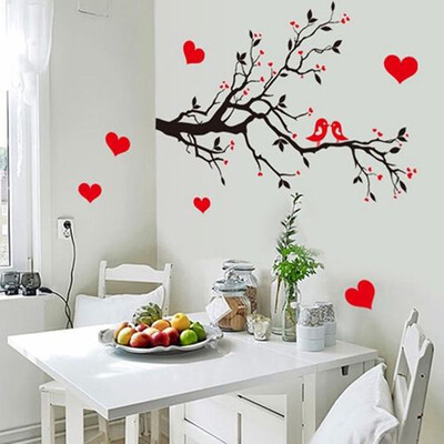 

〖Follure〗Lovebirds Branch Removable Mural Wall Stickers Wall Decal Room Home Decor