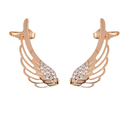 

New Arrivals Ladies European Style Angel Elf Wings Ear Clip Earrings Best Gifts To Friends