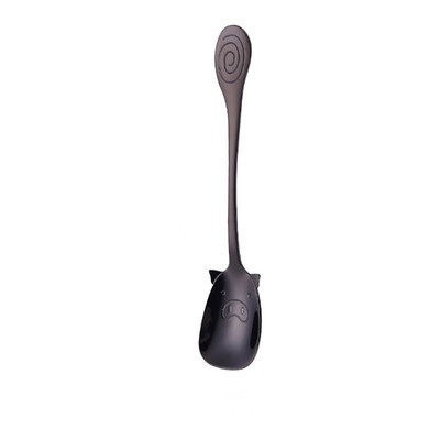 

Toponeto Colorful Spoon Handle Spoons Flatware Ice Cream Drinking Tools Kitchen Gadget
