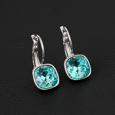 

Fashion jewelry square earrings earrings ear buckle female simple&generous temperament wild earrings accessories female