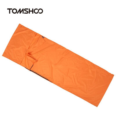 

TOMSHOO 70210CM Outdoor Travel Camping Hiking Polyester Pongee Healthy Sleeping Bag Liner with Pillowcase Portable Lightweight Bu