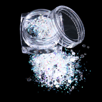 

Toponeto Chunky Mixed Glitter for Face Body Nails Eye Shadow Festivals Tattoo Cosmetic