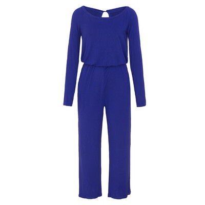 

Fashion womens casual solid color sports jumpsuit