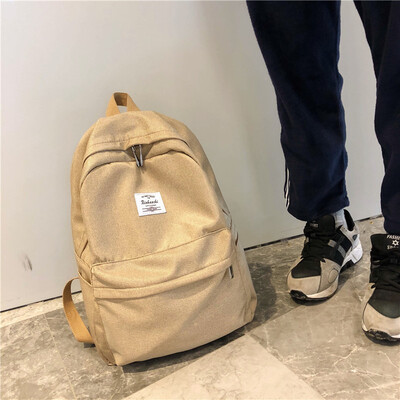 

School bag female college students shoulder bag Korean version of the high school harajuku ancient with a sense of girl tide card