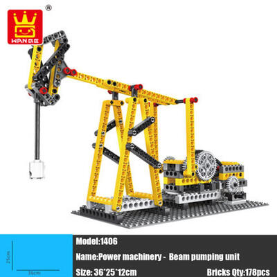 

Block Toys 4 In1 Electronic Power Machinery 178pcs Bricks DIY Educational Kids Gifts