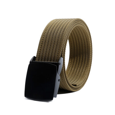 

New Nylon belt fashion Black Alloy Automatic buckle Men belt high quality Thicken Nylon Men casual belt