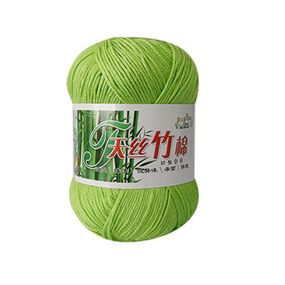 

Gobestart New Bamboo Cotton Warm Soft Natural Knitting Crochet Knitwear Wool Yarn 50g A