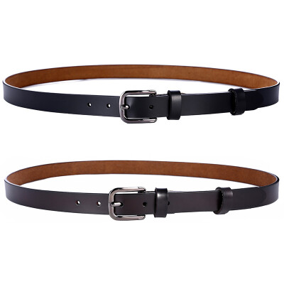 

Belt female wild simple leather ladies pin buckle belt Korean version of the dress decorative belt