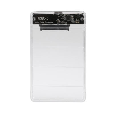 

Transparent 25inch SSD to USB30 High Speed Mobile HDD Box for Notebook PC