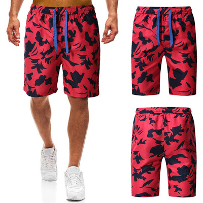 

Tailored Men Summer Camouflage Print Trunks Quick Dry Beach Surfing Running Short Pant