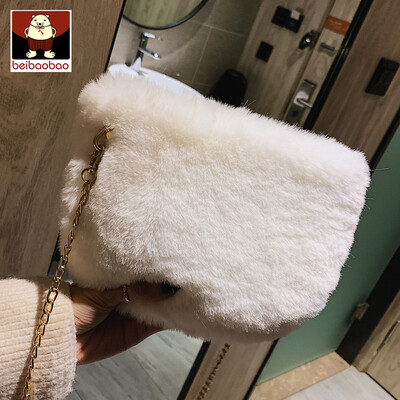 

Autumn 2019 new Mao Mao bag Korean ins fashion womens bag simple shoulder slung chic chain bag