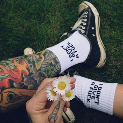 

Chic New Women&39s Men&39s Letter Print Casual Cotton Socks Comfortable Socks Unisex