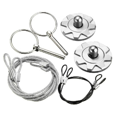 

2Pcs CNC Universal Car Racing Sport Bonnet Hood Pin Lock Latch Appearance Kit