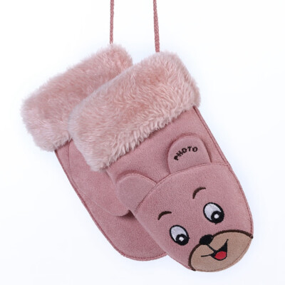 

Christmas Toddler Kid Baby Girl Boy Winter Warm Gloves Thick Fur Knitted Mittens