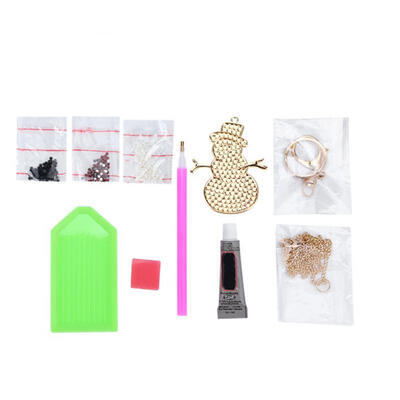 

Greensen Snowman - shape DIY Girls Jewelry Making Kit Necklace Pendant&Bracelet Crafting Set Party